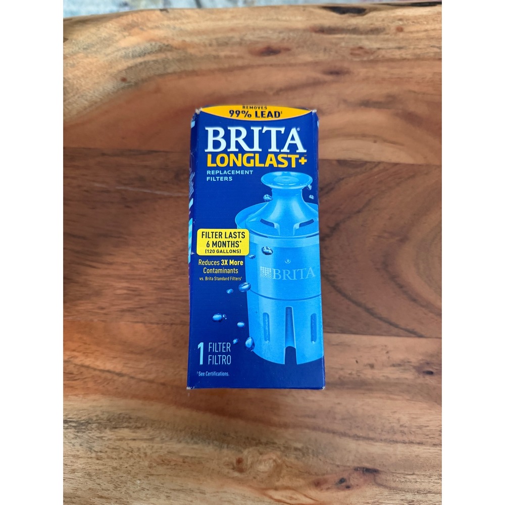 Brita Longlast+ Replacement Water Filter Blue‎ Lead Reduction 6 Month Life OB06